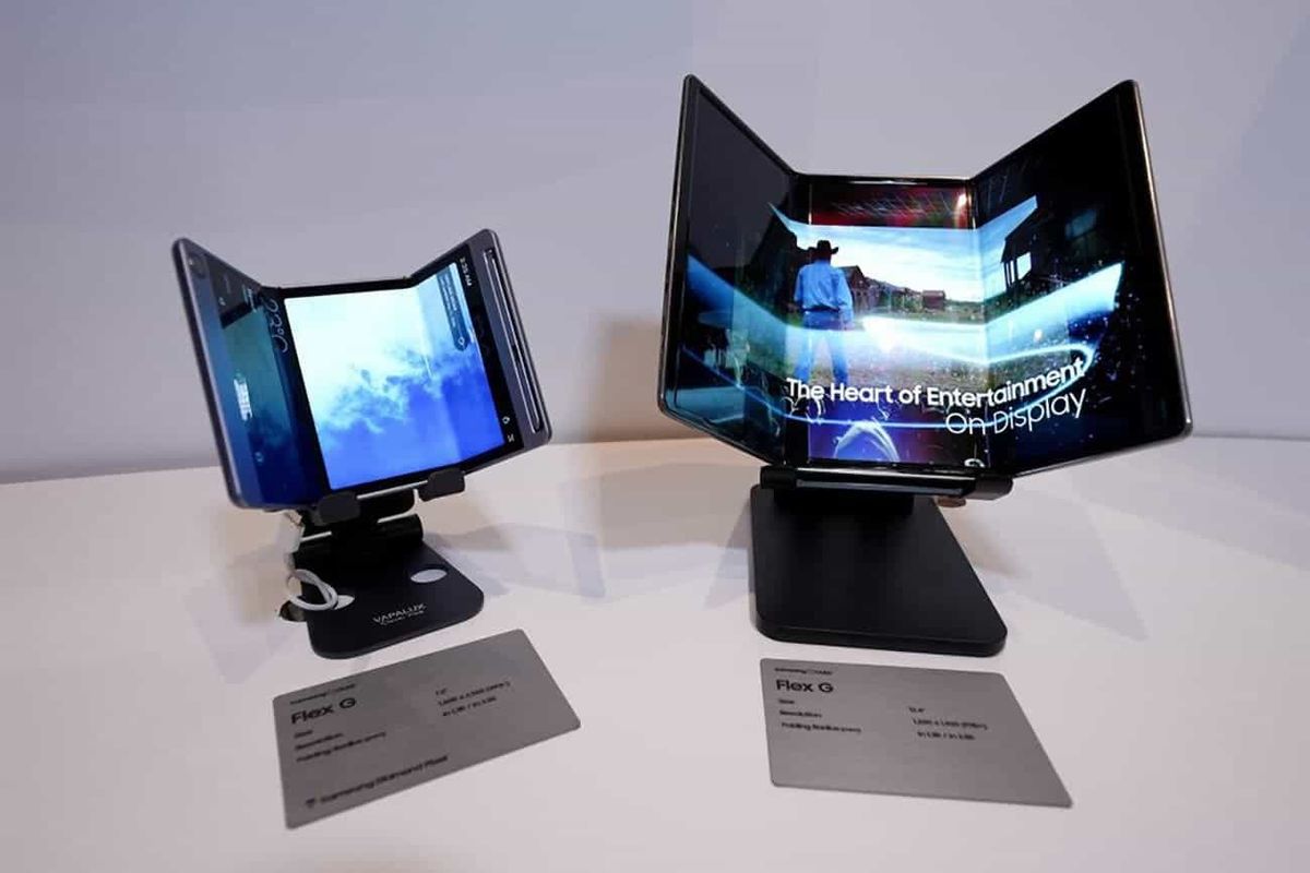 Samsung unveils a triple-fold smartphone and a foldable laptop