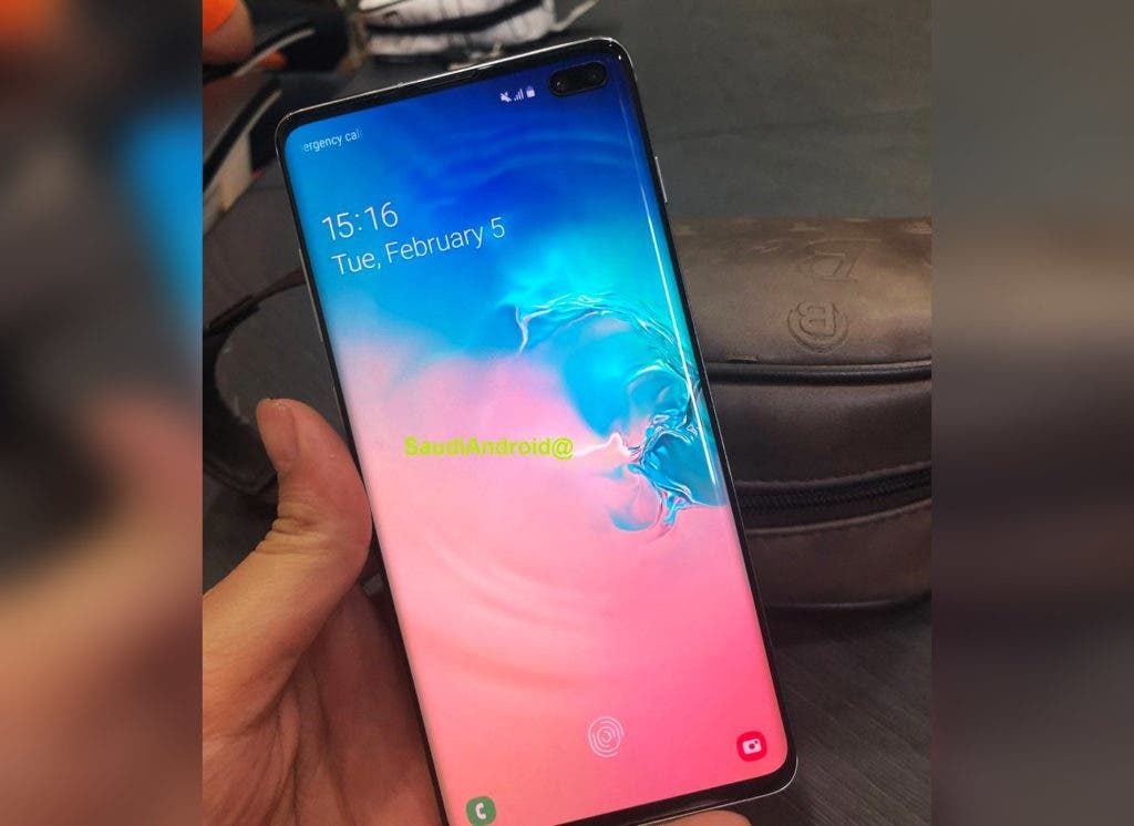 These Galaxy S10+ live images confirm the in-display fingerprint sensor