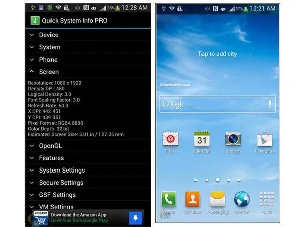 More leaked Samsung Galaxy S4 screenshots confirm 1080 display