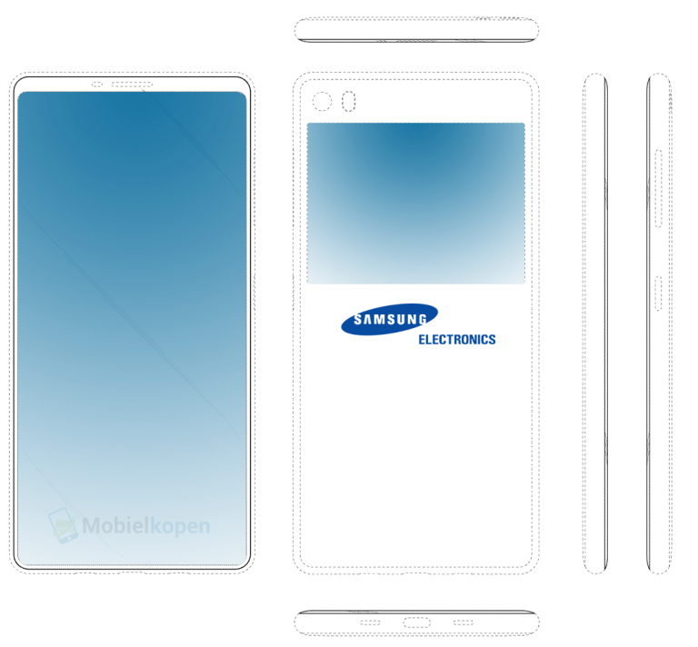 Samsung's Patent From 2016 Details a Chin-Less Design