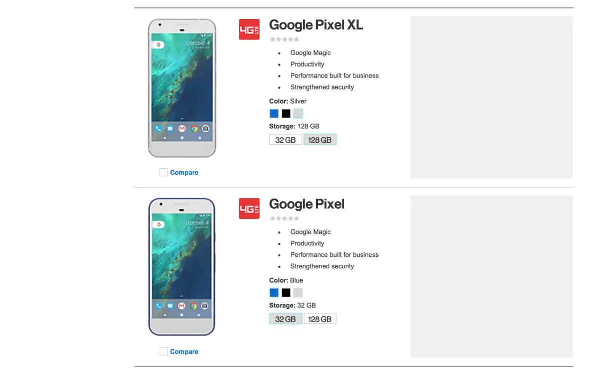 Google Pixel leaked in blue with "Google Magic"