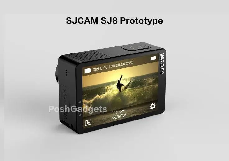 Voice Controlled SJCAM SJ8 Leaked Boasting Native 4K 60FPS