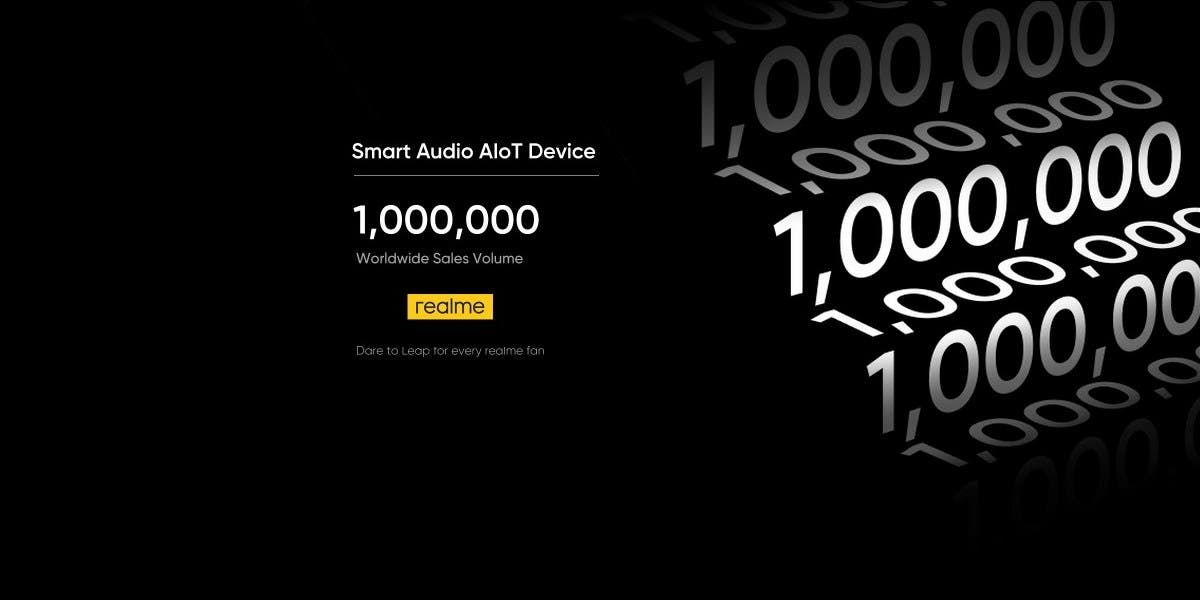 Realme sold over 1 million wireless earphones