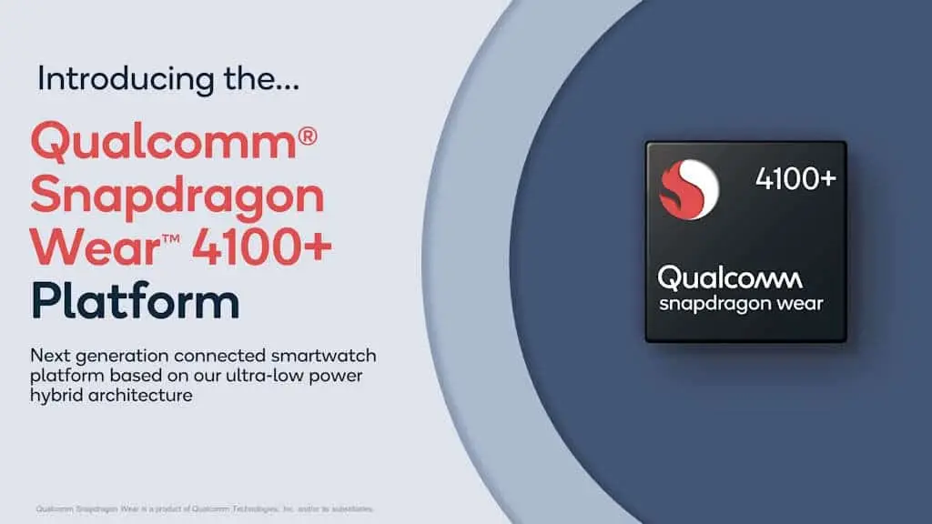 Qualcomm Snapdragon Wear 4100+ and 4100 go official - 85% more power for smartwatches