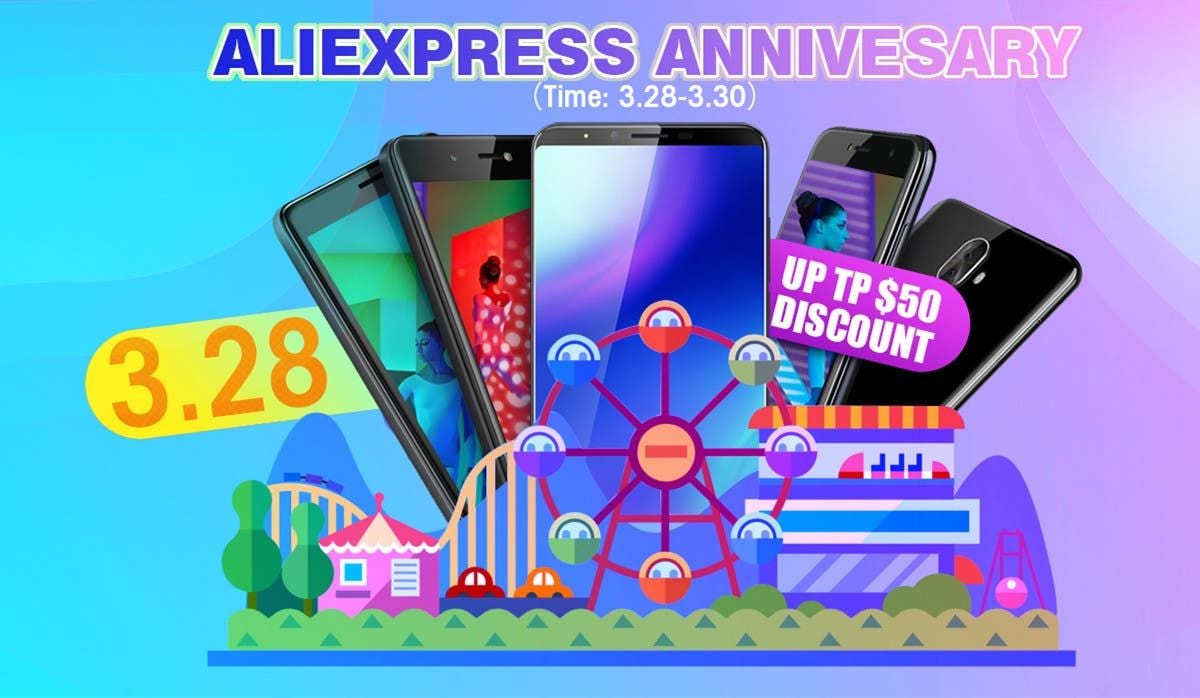 Cubot Celebrates AliExpress' Anniversary with Up To 25% Off Discounts