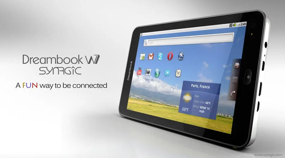 Watch out Galaxy Tab Here Comes Synrgic’s Dreambook W7