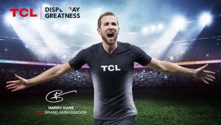 TCL introduces Tottenhan Harry Kane as its brand ambassador