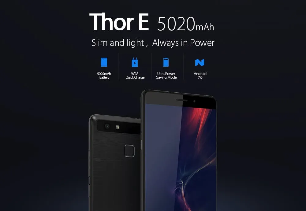 Vernee Thor E wants to be the king of endurance among 5-inch phones