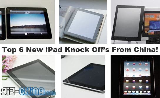 Top 6 New iPad Clones and Knock off from China!