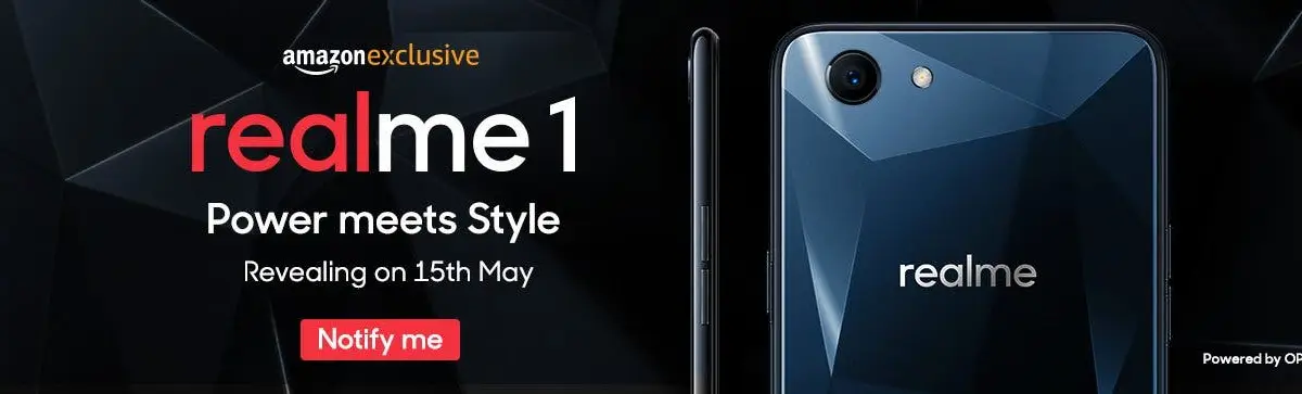 Amazon India partners OPPO to launch Realme 1 smartphone on May 15