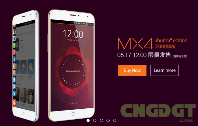 China gets the Meizu MX4 Ubuntu Edition for 1799 Yuan