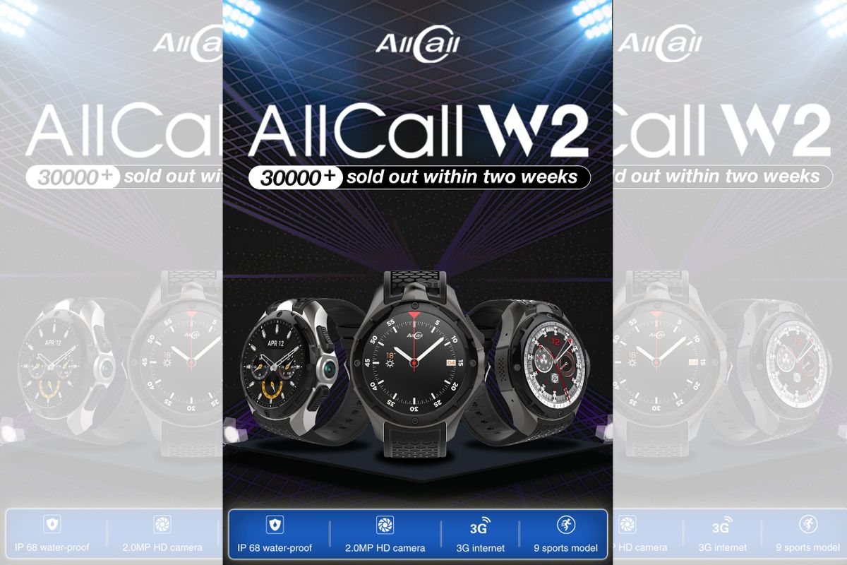 AllCall W2 Smartwatch: More than 30000 units sold out during presale