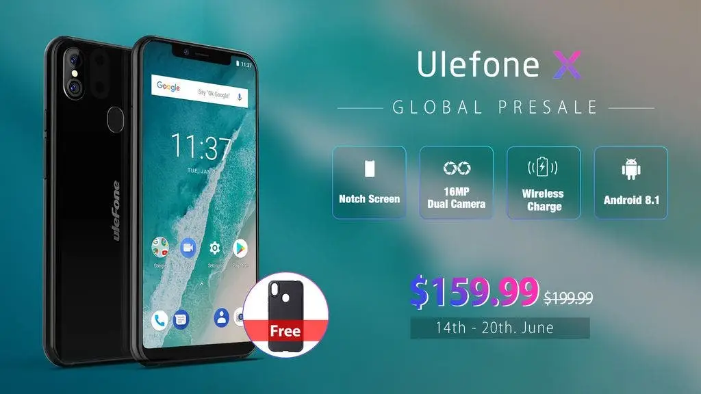 Ulefone X presales are here with the $159.99 price tag