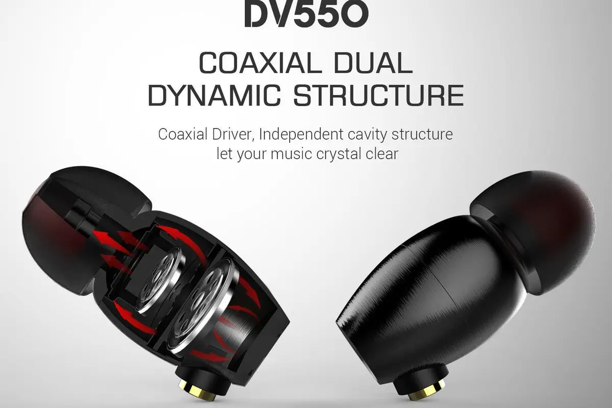 UMi DIVOIX DV550 dual driver earphones available on Amazon