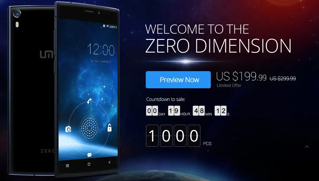 UMi Zero available in limited number from tomorrow