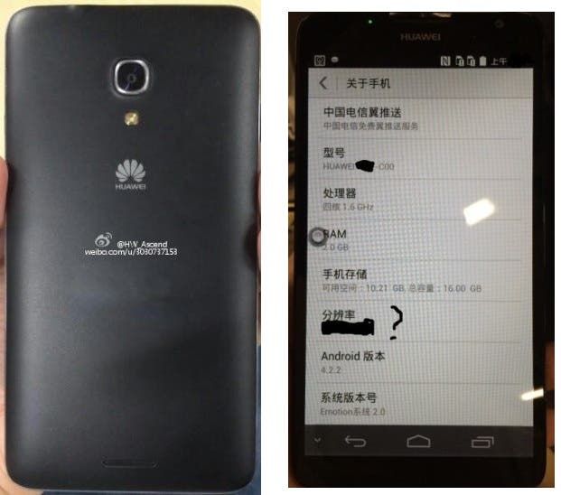 Huawei Ascend Mate 2 specs, pictures leaked!