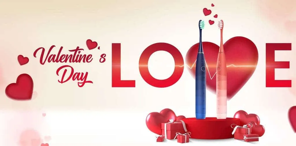 Celebrate Valentine's Day with discounted Oclean dental products
