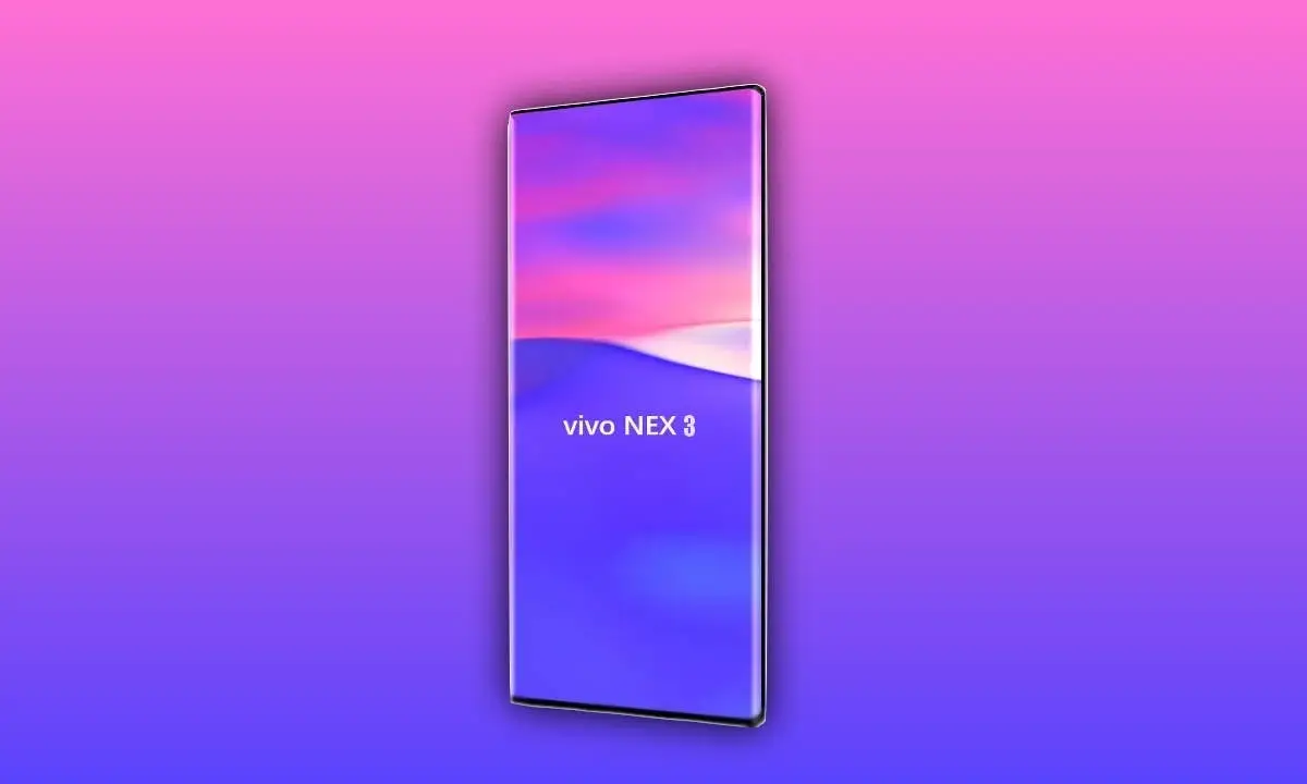 Vivo NEX 3 screen glass panel leaks with the biggest curvature we've seen so far