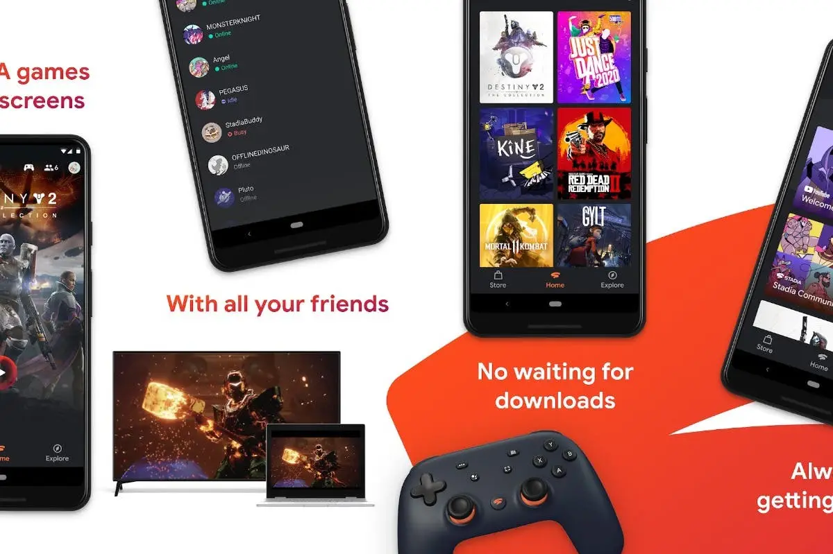 Stadia is now compatible with Samsung, Asus and Razer smartphones