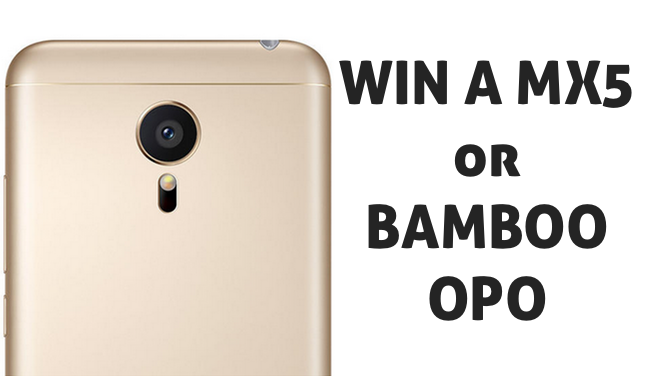 The Winners are: Your chance to win a Meizu MX5 or Bamboo OPO with GizChina Shop