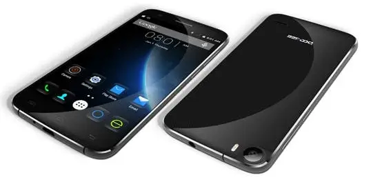 Doogee F3 uses Ultra Clear Glass and dual 2.5D panels