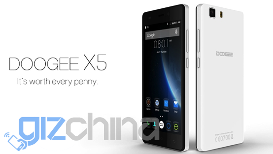 Doogee X5 will start from just $49.99 with 5-inch HD display