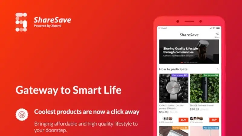 Xiaomi launches ShareSave app in India, a platform that allow purchasing from China