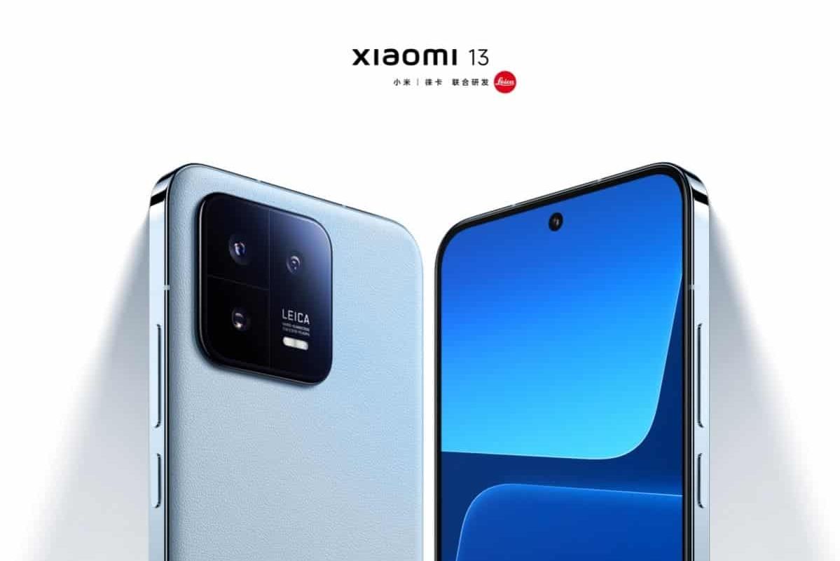 Check the official design of the Xiaomi 13 smartphone