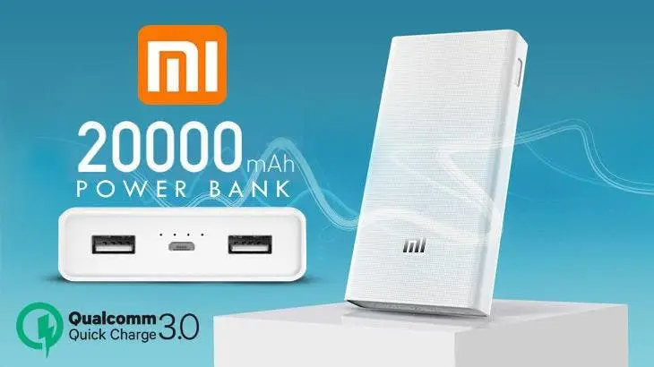 Get a 20.000 mAh Xiaomi QC3.0 powerbank cheaper with a coupon