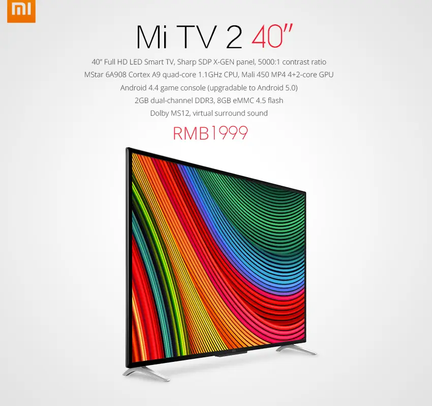 Xiaomi release $320 FHD MiTV