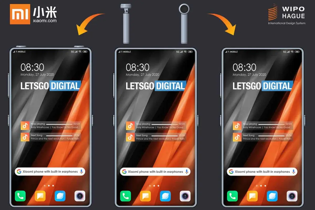 Xiaomi patent a smartphone with a built-in wireless headset