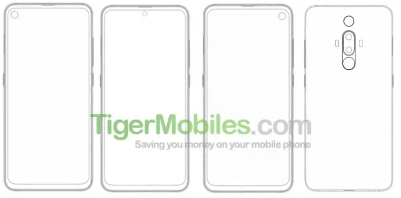 Xiaomi patent a smartphone with multiple punch-hole camera designs
