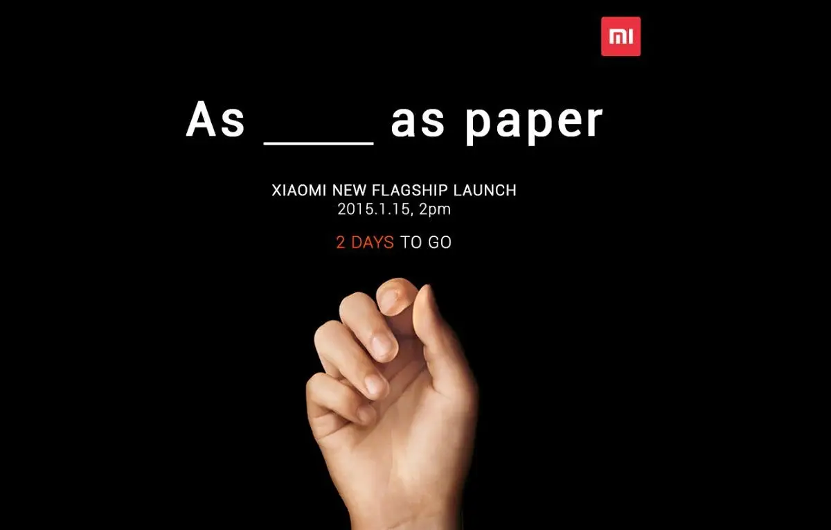 Xiaomi teasers point to phones thickness