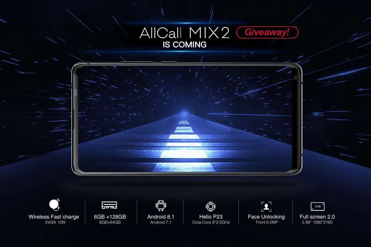 Win a Full Screen AllCall Mix2 Flagship Phone (Giveaway)