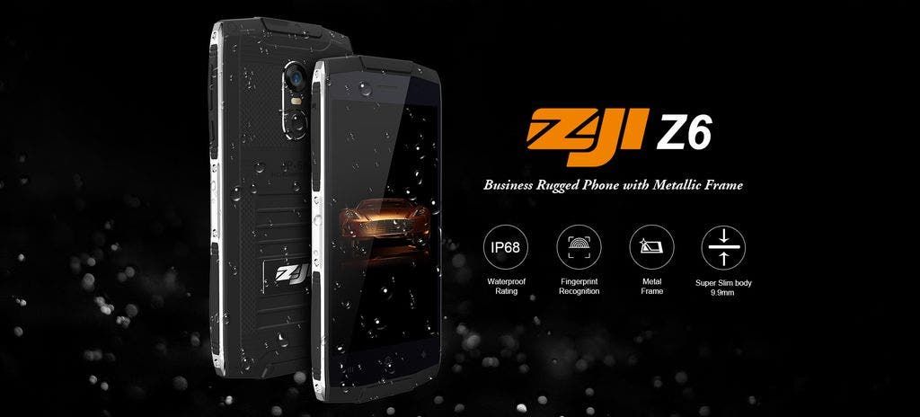 ZOJI Z6 aspires to be the thinnest rugged phone around