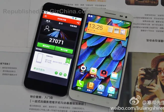 Spy photo show Antutu Benchmarks of Zopo ZP980+ octacore!