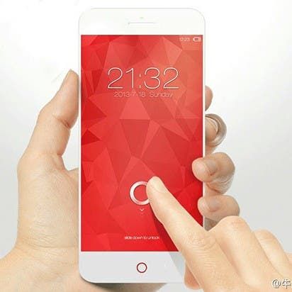 ZTE Nubia Z7 render shows "bezelless" design