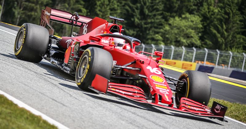 Charles Leclerc start Grand Prix van Rusland achteraan het veld