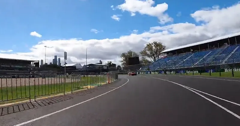 Video. Een rondje over het aangepaste circuit van Melbourne