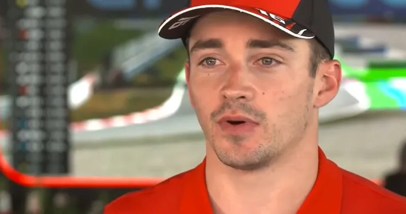 Video. De reactie van Charles Leclerc na afloop van de race