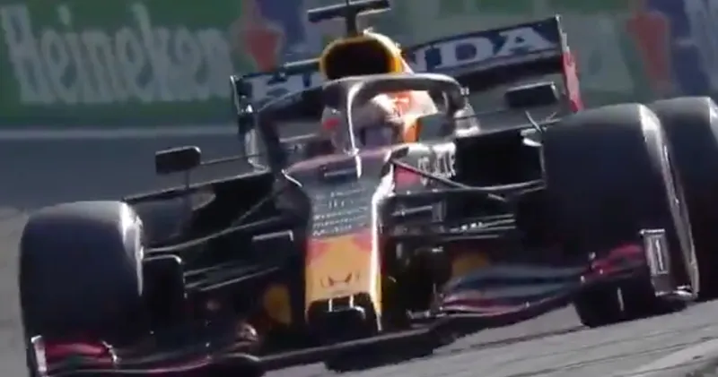 Video. DRS van Max Verstappen werkt niet tijdens pole ronde in Zandvoort
