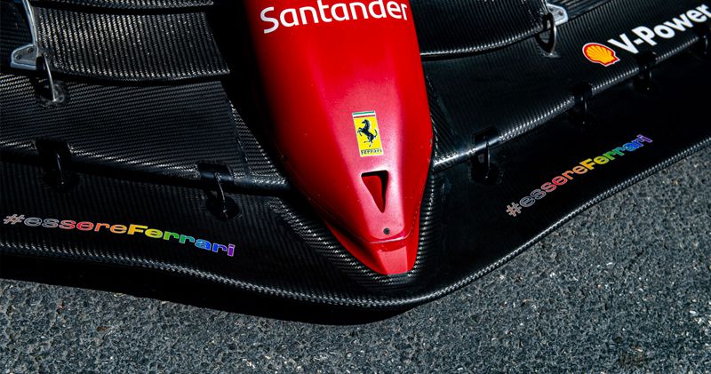 Ferrari kiest voor andere kleurstelling tijdens raceweekend in Monza