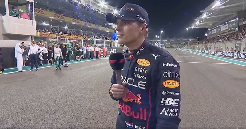 Video. Max Verstappen wederom uitgefloten in Abu Dhabi