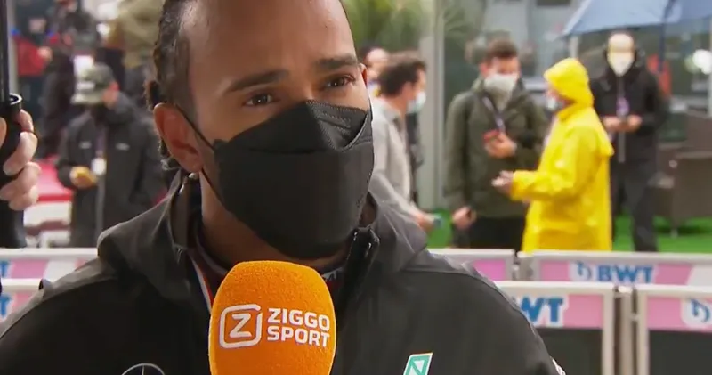 Video. De reactie van Lewis Hamilton op zijn slechte kwalificatie bij Jack Plooij