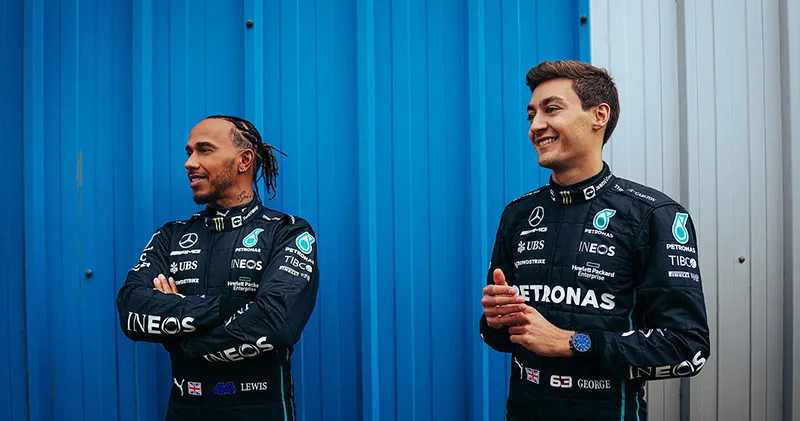 George Russell: 'Lewis Hamilton heeft mij gered'