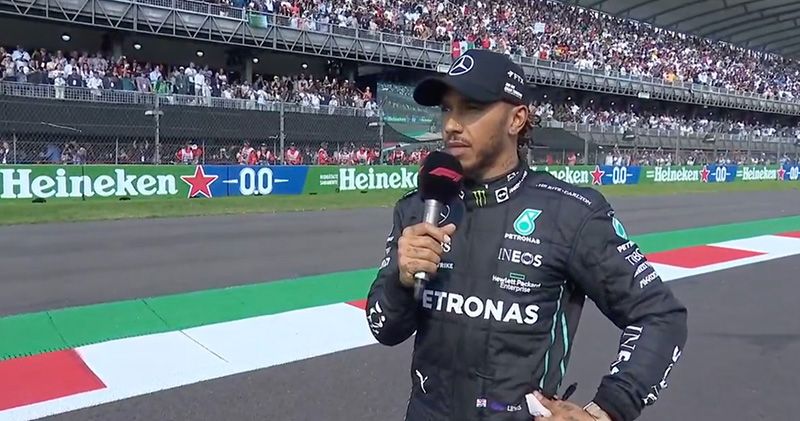 Lewis Hamilton weigert vraag van David Coulthard te beantwoorden: 'Mijn ronde was goed genoeg'