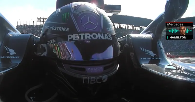 Video. De boordradio van Lewis Hamilton na afloop van de GP in Mexico