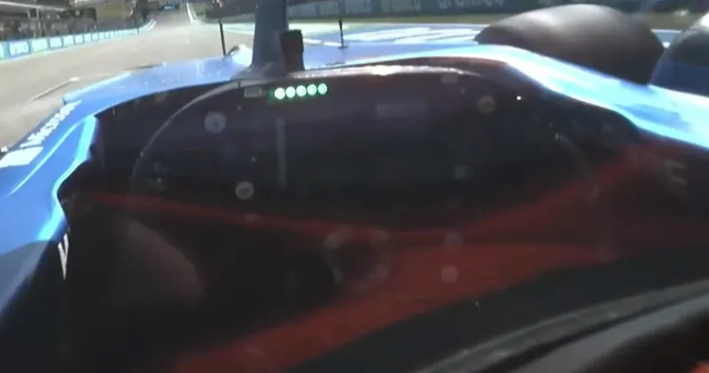 Video. Geweldige beelden vanuit de helmcamera van Esteban Ocon in Amerika