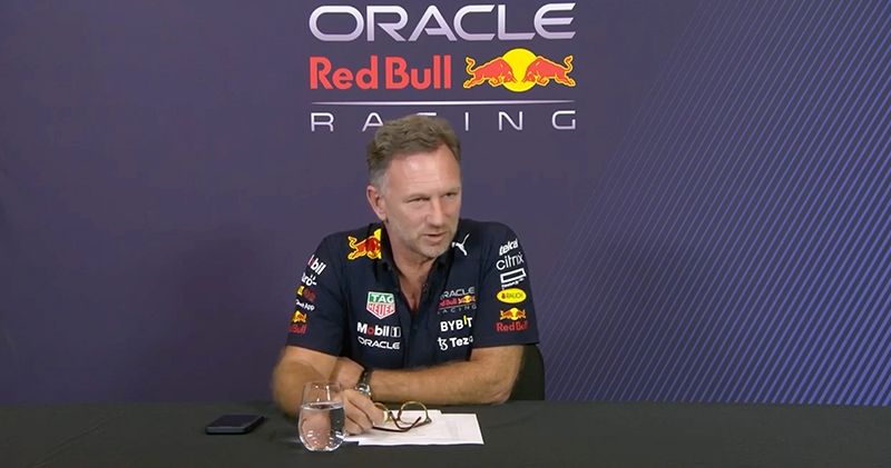 Video. Christian Horner beantwoord vragen over budgetplafond-overtreding Red Bull