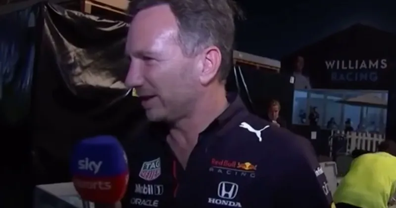 Video. Christian Horner raakt geïrriteerd door Ted Kravitz